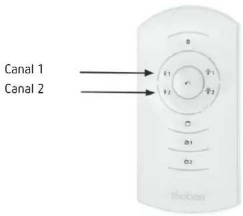 THEBEN theMura P180 2.20 KNX UP - Exemples d'adresses de groupe IR réglées - 2