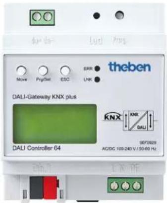 THEBEN DALI-Gateway KNX plus - Propriétés du produit DALI-Gateway KNX plus - 1