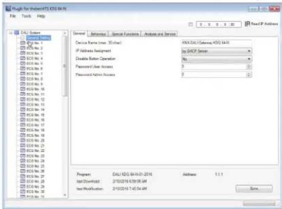 THEBEN DALI-Gateway KNX plus - Synchronisation avec la ligne DALI connectée - 1