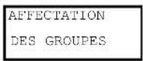 THEBEN DALI-Gateway P64 KNX - Sous-menu: affectation des groupes - 1