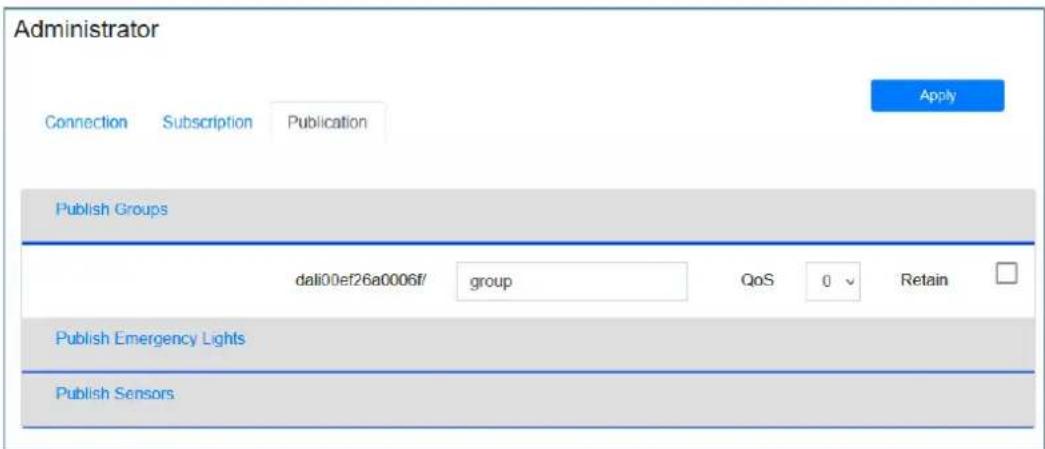 THEBEN DALI-Gateway P64 KNX - Sub-Topic config - 1