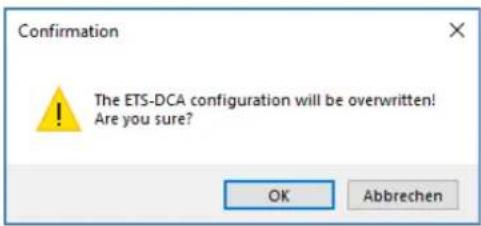 THEBEN DALI-Gateway P64 KNX - Importer la configuration DCA de I'ETS - 1