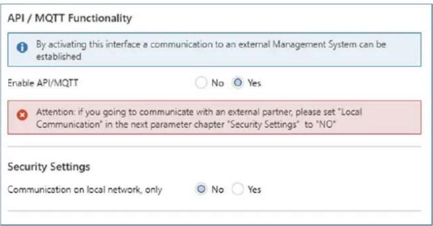 THEBEN DALI-Gateway P64 KNX - Page de configuration MQTT - 1