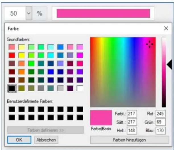 THEBEN DALI-Gateway P64 KNX - Saisie de la couleur - 1
