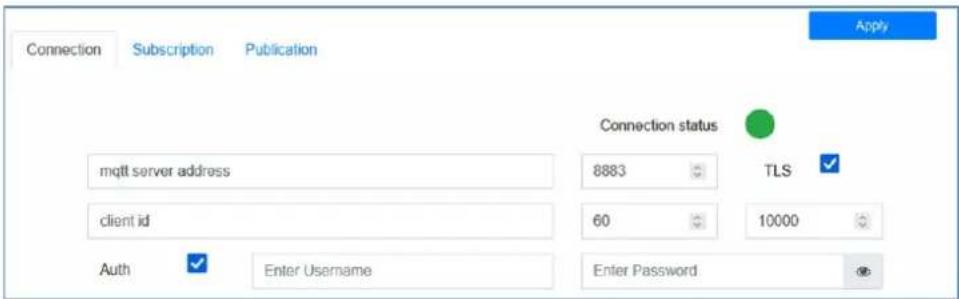 THEBEN DALI-Gateway P64 KNX - Page de configuration MQTT - 2