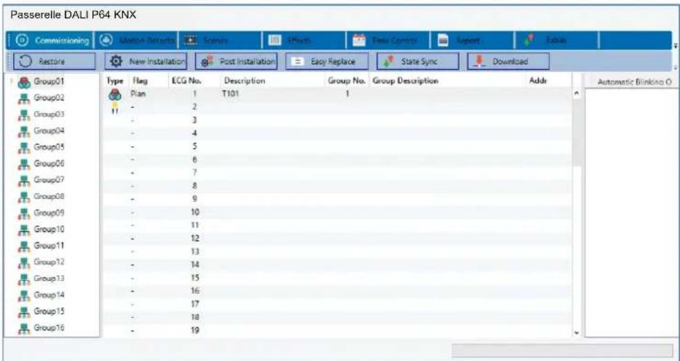 THEBEN DALI-Gateway P64 KNX - Mise en service DCA - 1
