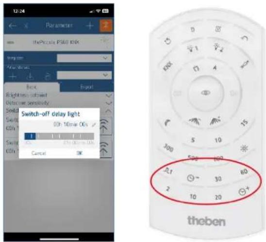 THEBEN thePiccola P360 KNX DE - Sensibilité de détection nuit - 2