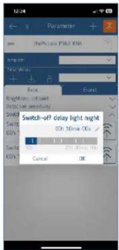 THEBEN thePiccola P360 KNX DE - Sensibilité de détection nuit - 3