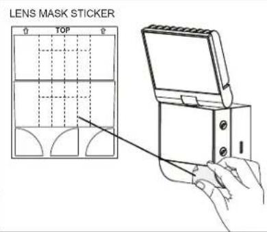 LENS MASK STICKER TOP