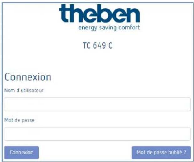 THEBEN TC 649 C - Mise en service au moyen de l'interface de service pour lire l'adresse IP - 2