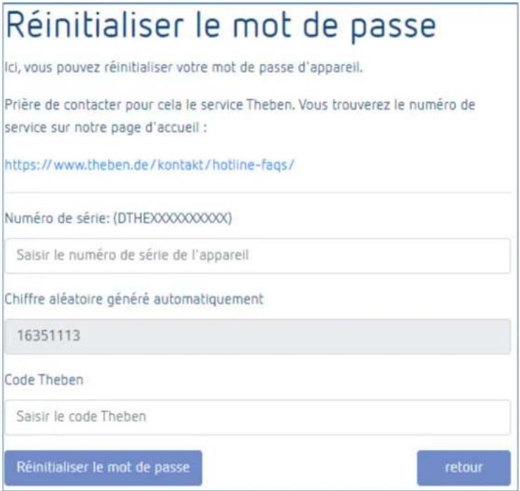 THEBEN TC 649 C - Mot de passe oublié - 1