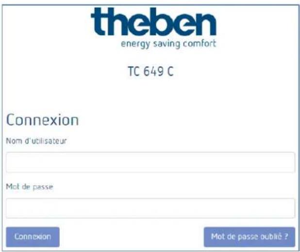 THEBEN TC 649 C - Mise en service au moyen de l'interface de service pour lire l'adresse IP - 1