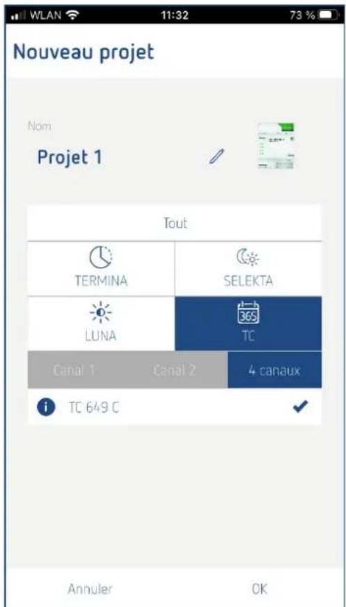 THEBEN TC 649 C - Charger le fichier ot2 (horaires de commutation) dans l'appareil (avec iOS ou Android) - 2