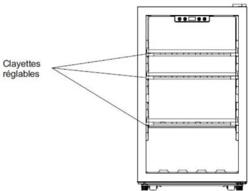 LeCavist LKCV63N - C- Clayettes réglables - 1
