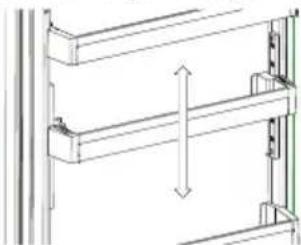 SHARP SJ-BD237E1X-EU - Adapti-Lift-Türablage (Bei einigen Modellen) - 2