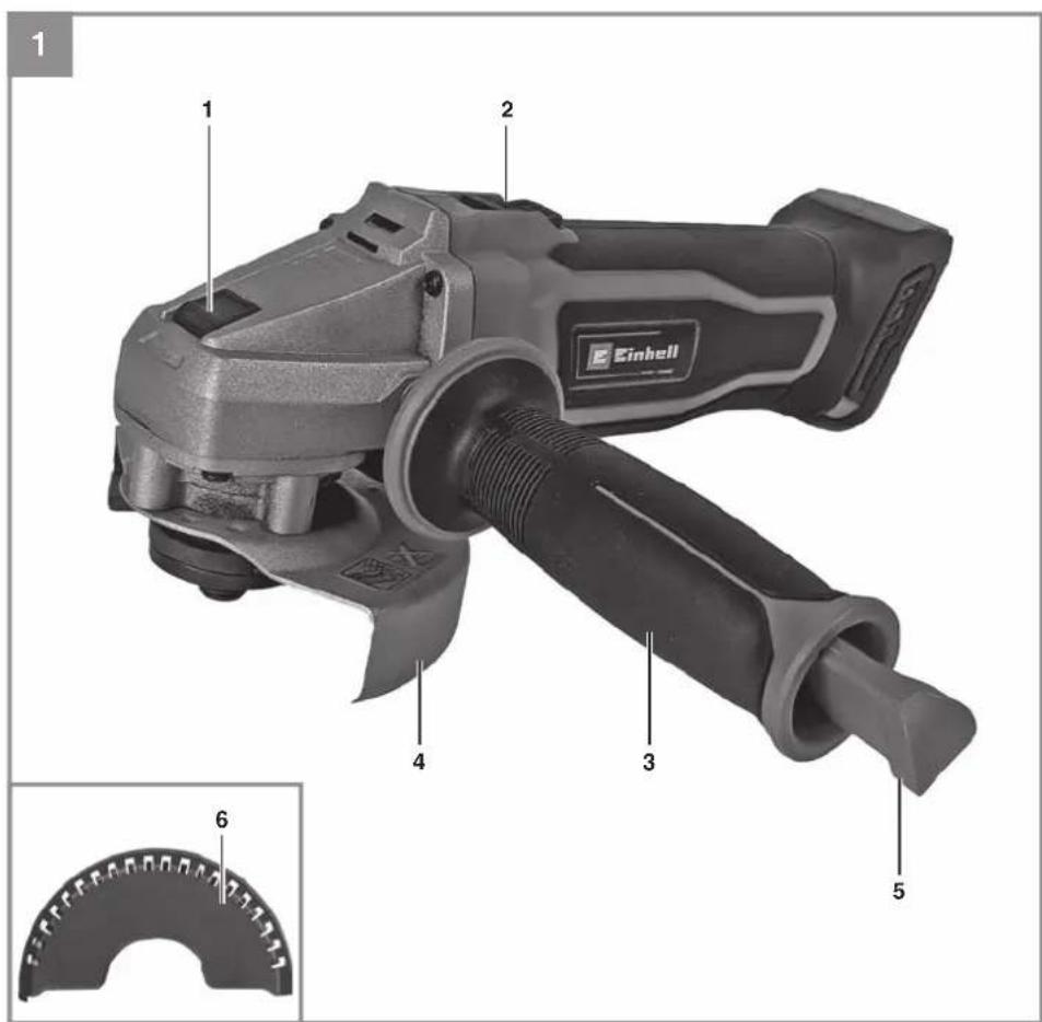 EINHELL TE-AG 18/115-2 Li - 1