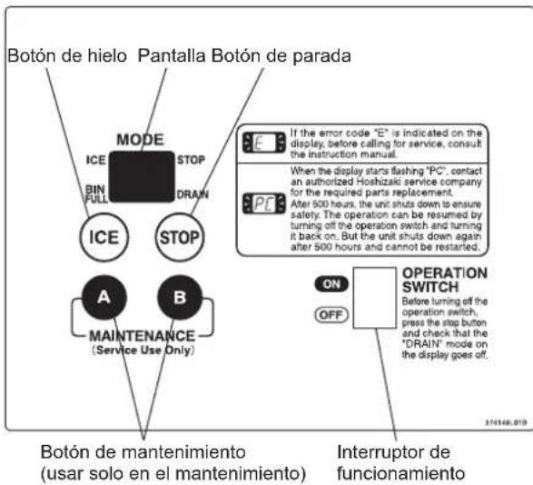 Hoshizaki FM-750AKE-R452N-SB - DESCONEXION - 1