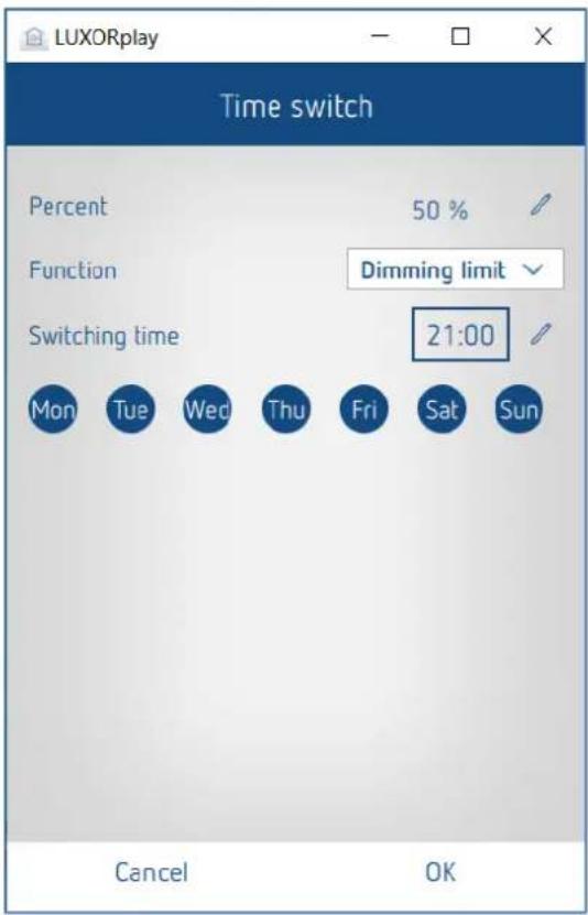THEBEN LUXORliving M140 24V - Supprimer la limitation de variation - 1