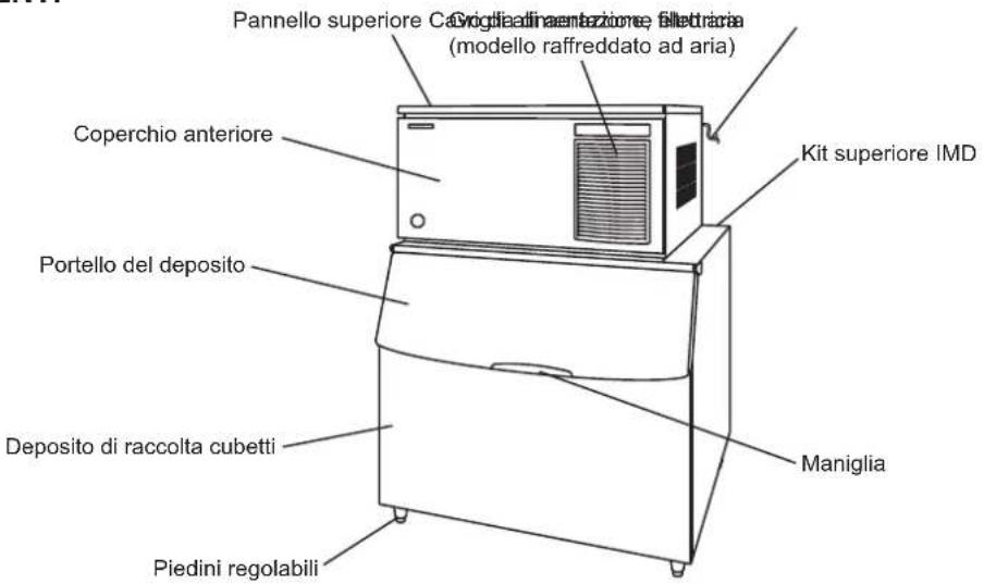 Hoshizaki IM-240XWNE-HC - COMPONENTI - 1