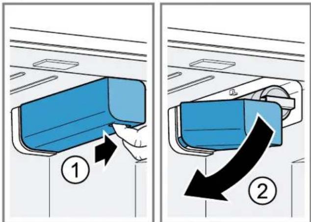 BOSCH NGM5059UC - Sustituir el filtro de agua o reemplazarlo por una tapa con bypass - 1