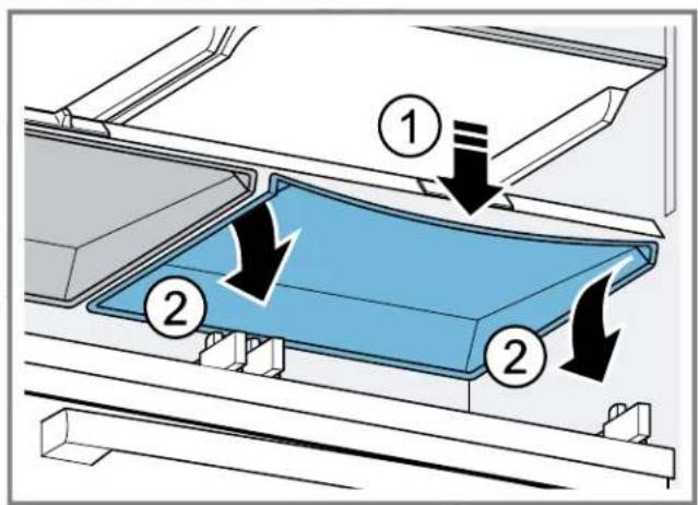 BOSCH NGM5059UC - Removing the fruit and vegetable container cover - 1