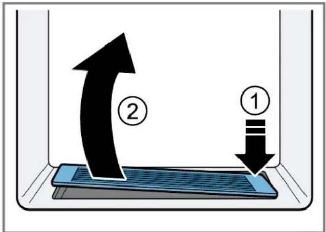 BOSCH NGM5059UC - Cleaning the drip tray - 1
