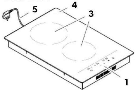 DOMETIC CVI1525 - EN Induction cooktop - 2