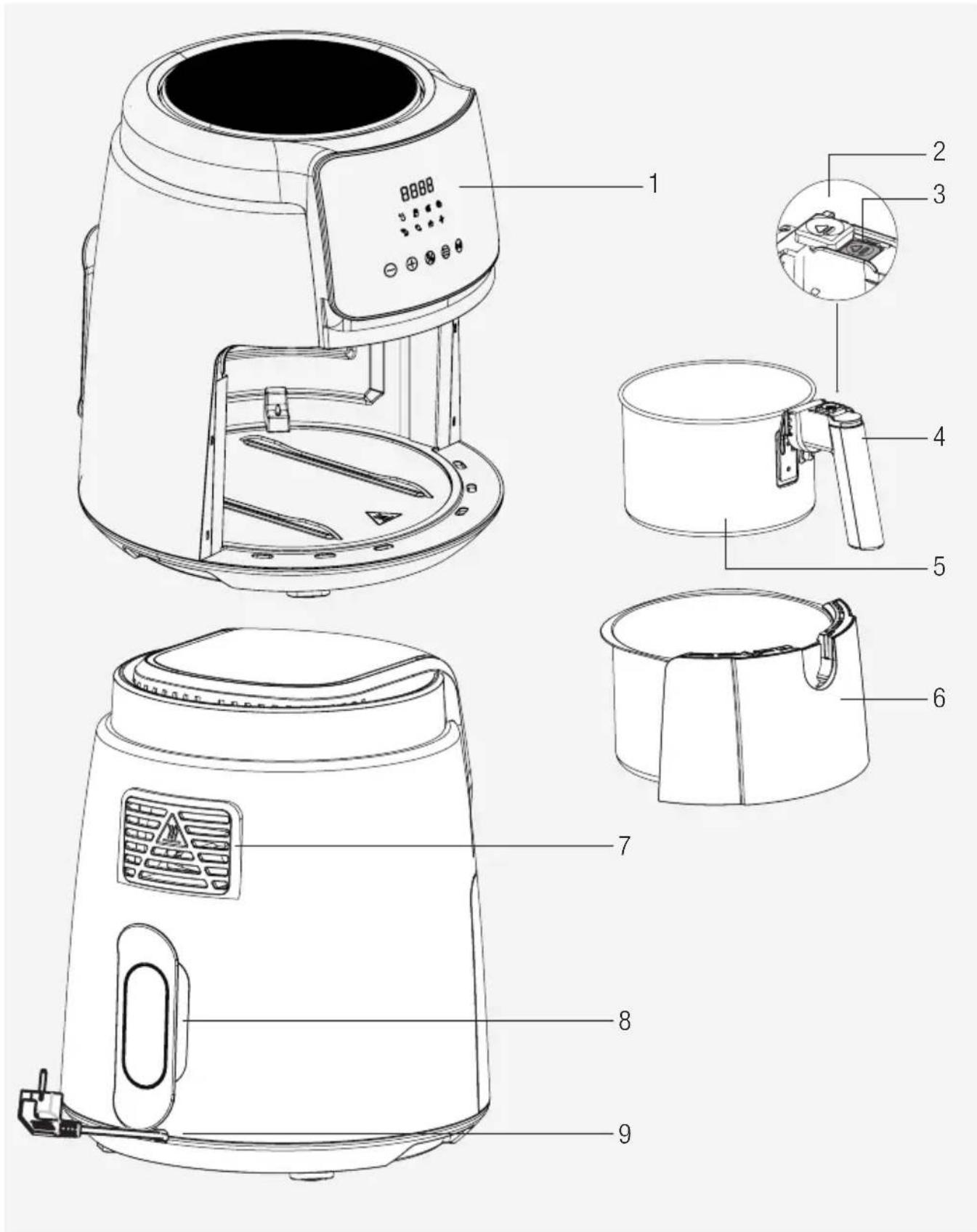 BEKO FRL 2244 B - La tua Pentola Less Oil - La pentola che consuma meno olio - 1
