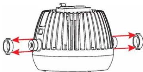 Chauvet STRIKE Array 1 - Wechseln von Rahmen- zu Nur-Kopf-Bügel - 2