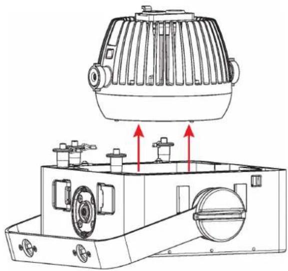 Chauvet STRIKE Array 1 - Switching from Frame to Head-Only Yoke - 2