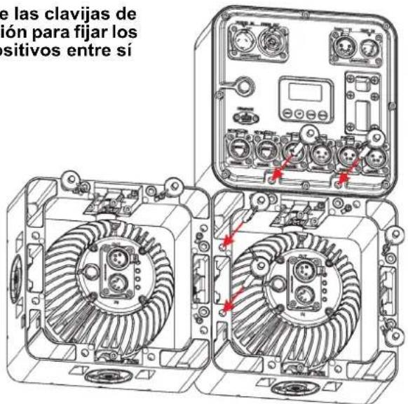 Chauvet STRIKE Array 1 - Diagrama de montaje multi-producto - 4