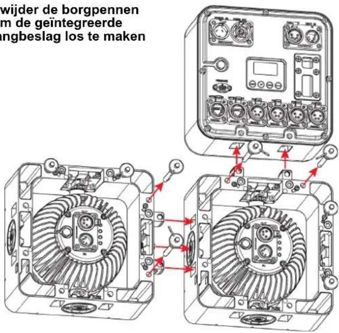 Chauvet STRIKE Array 1 - Montagediagram voor meerdere producten - 3