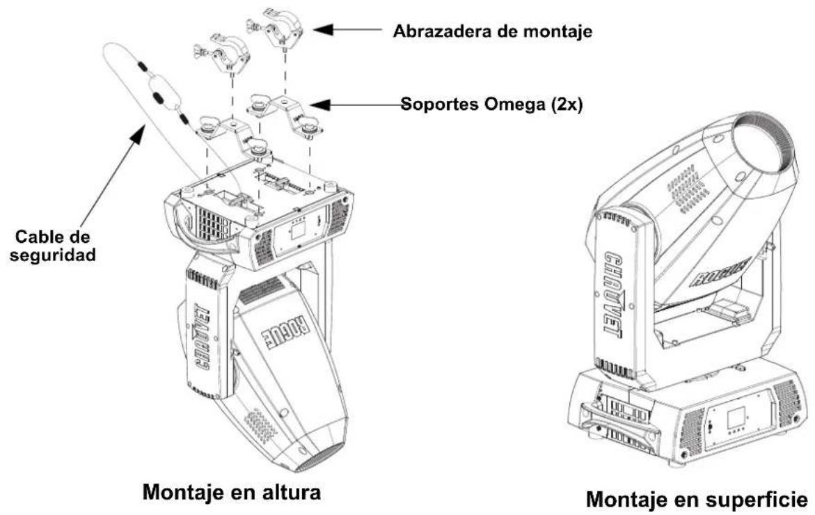 Chauvet ROGUE R3E Spot - Montaje - 1