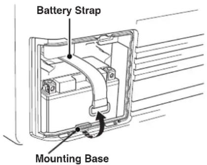 Battery Strip Mounting Base