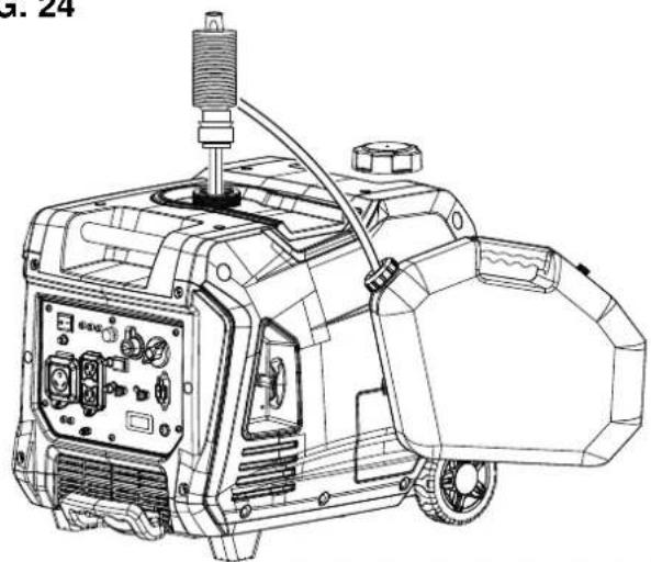 WESTINGHOUSE iGen5000DFcv - REEMPLACEMENT DU FILTRÉ À CARBURANT Voir la figure 25. - 1