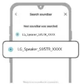 LG S95TR - Connexion avec un téléphone intelligent par l'application LG Soundbar - 1