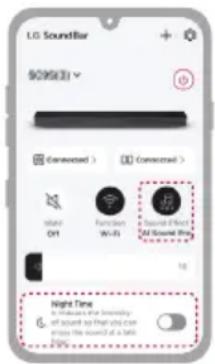 LG S95TR - Commande des fonctions du périphérique - 1