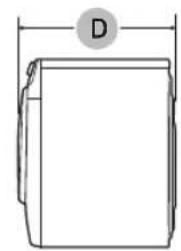 SAMSUNG WF51CG8000AV - Dimensiones - 3