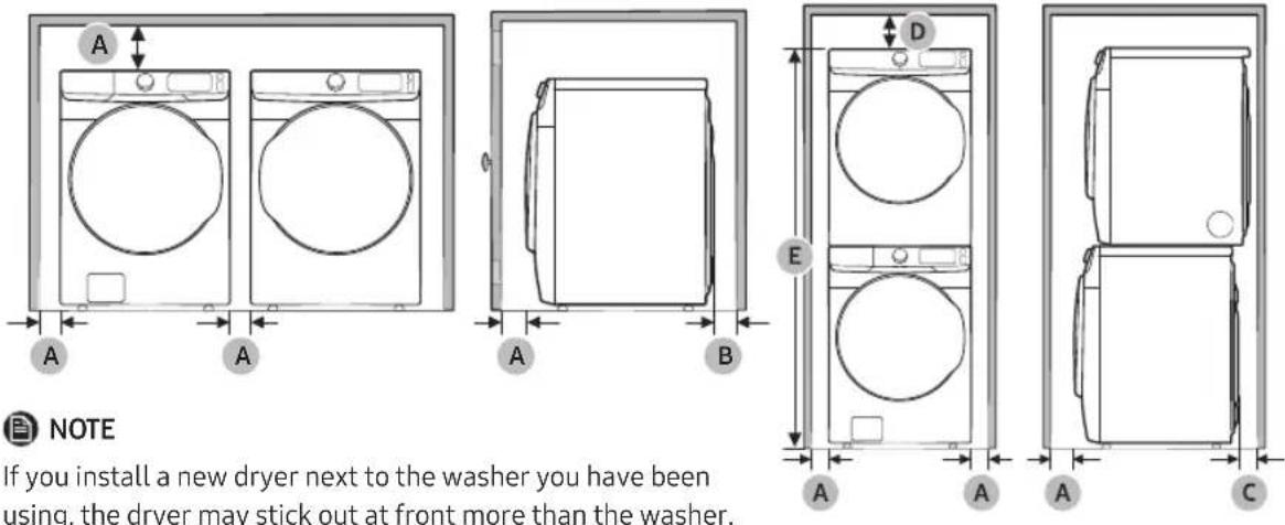 SAMSUNG WF51CG8000AV - Installation - 1