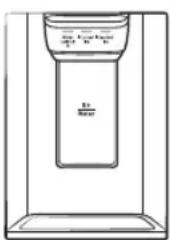 SAMSUNG RF32CG5300SR - Dispensador de agua/hielo (solo para los modelos correspondientes) - 1