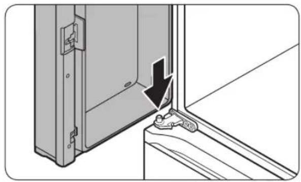 SAMSUNG RF23DB960012 - Para volver a colocar las puertas del refrigerador - 1