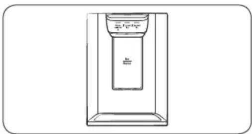 SAMSUNG RF32CG5400MT - Water/Ice dispenser (applicable models only) - 1