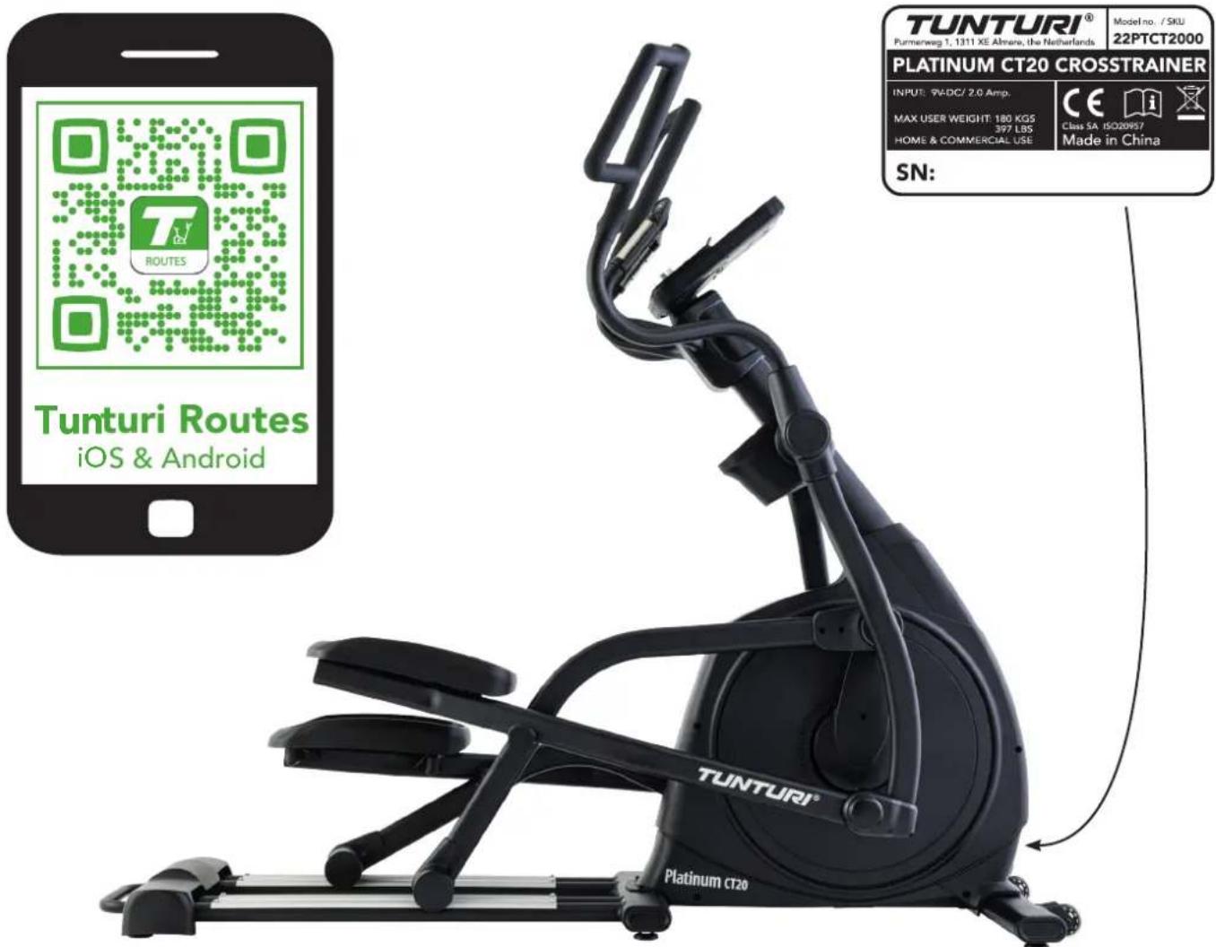 TUNTURI Platinum CT20 - PLATINUM CT20 CROSSTRAINER - 1