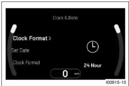 HUSQVARNA 801 Svartpilen (2024) - Clock Format - 1