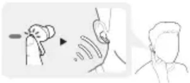 LG Tone Free TONE-FP9 - Écouter le son ambiant (LAS) - 1