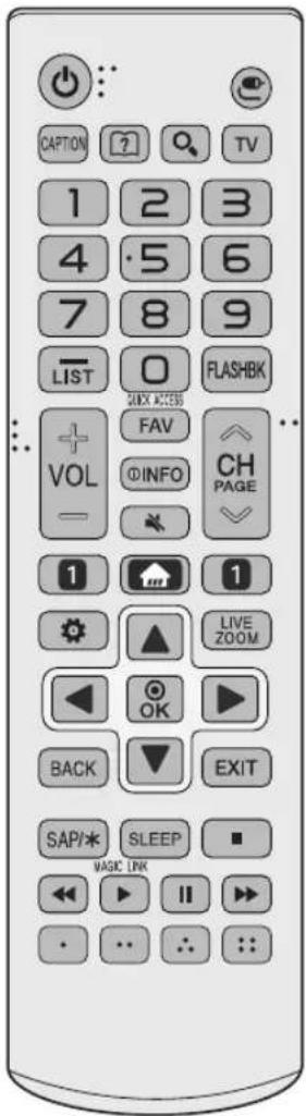 LG 24LM500S - Remote control - 1