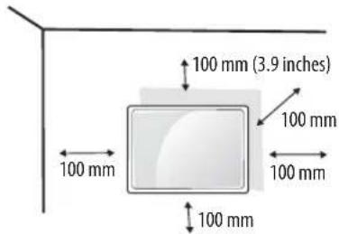 LG 24LM500S - Mounting on a wall - 1