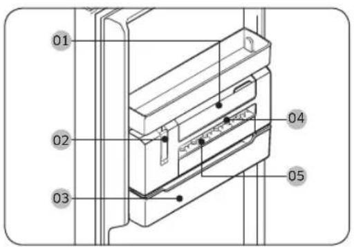 SAMSUNG RZ32C76CE41 - IJsblokjesmaker (alleen bepaalde modellen) - 1