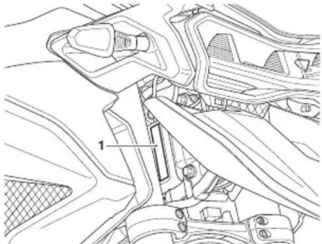 TRIUMPH Tiger 1200 GT Explorer (2024) - Numero d'identification du vehicule (VIN) - 1