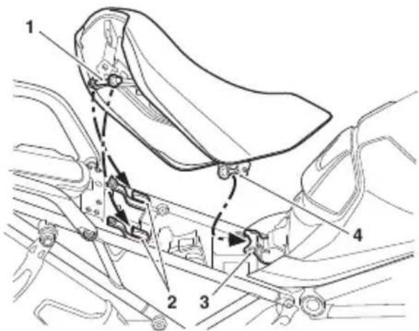 TRIUMPH Tiger 1200 GT Explorer (2024) - Pose de la selle du conducteur - 1